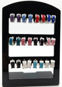 ARO CUBANITO CON STRASS DE COLORES X12