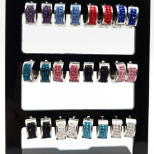 ARO CUBANITO CON STRASS DE COLORES X12