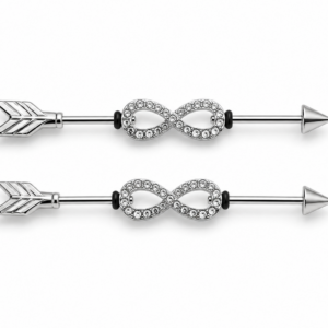 PIERCING INDUSTRIAL INFINITO DE STRASS X5